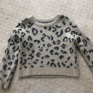 Abercrombie and Fitch Cheetah Print Sweater